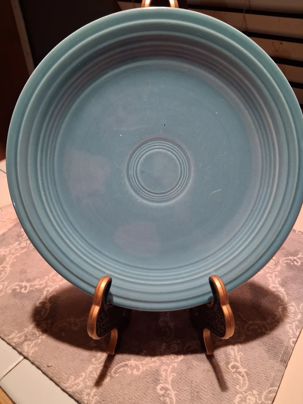 Genuine Fiesta HLC USA Slate Blue Dinner Plate